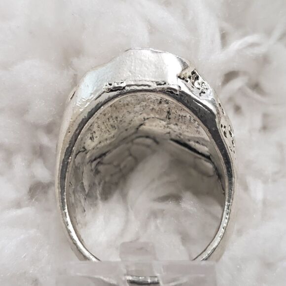 Skull Ring Stainless Jewerly Fashion Punk Silver - Picture 4 of 4